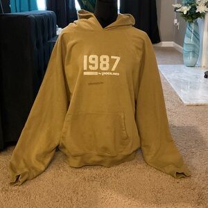 1987 Olive Green Men's Hoodie